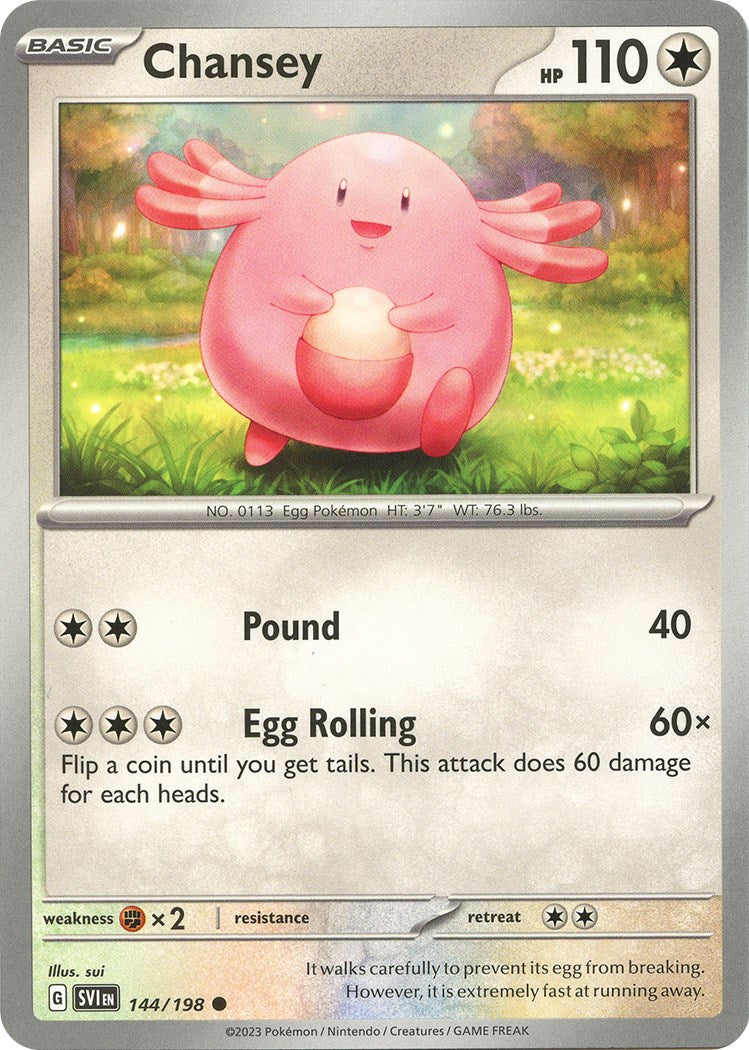 Chansey [144/198] [Scarlet & Violet Base Set] Reverse Holofoil