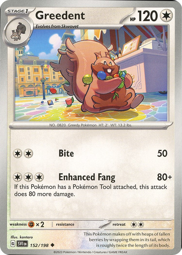 Greedent [152/198] [Scarlet & Violet Base Set] Reverse Holofoil