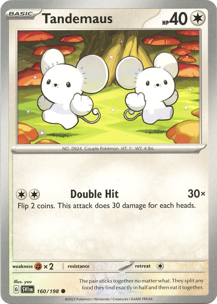 Tandemaus - 160/198 [160/198] [Scarlet & Violet Base Set] Reverse Holofoil