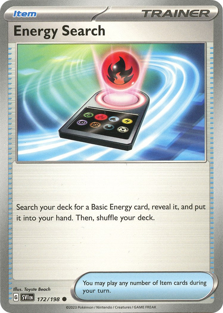Energy Search [172/198] [Scarlet & Violet Base Set] Reverse Holofoil