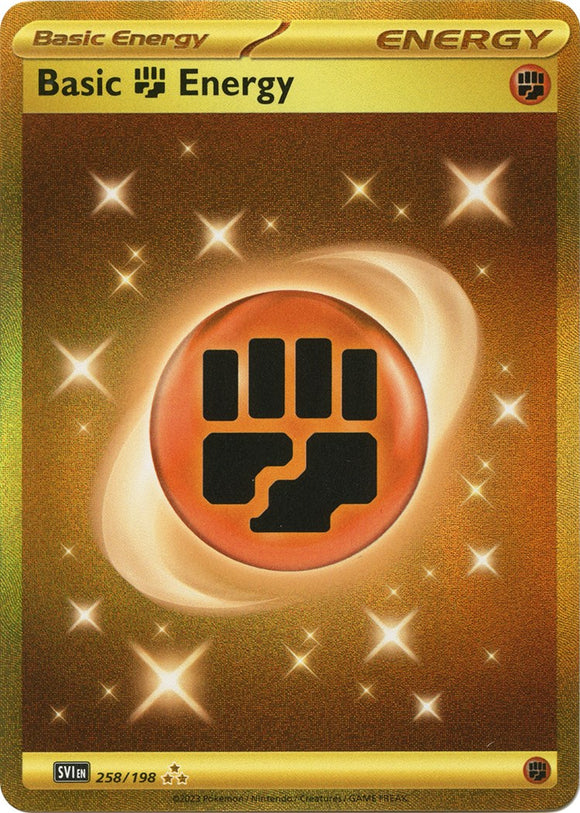Basic Fighting Energy - 258/198 [258] - (SV01 Scarlet & Violet Base Set) Holofoil