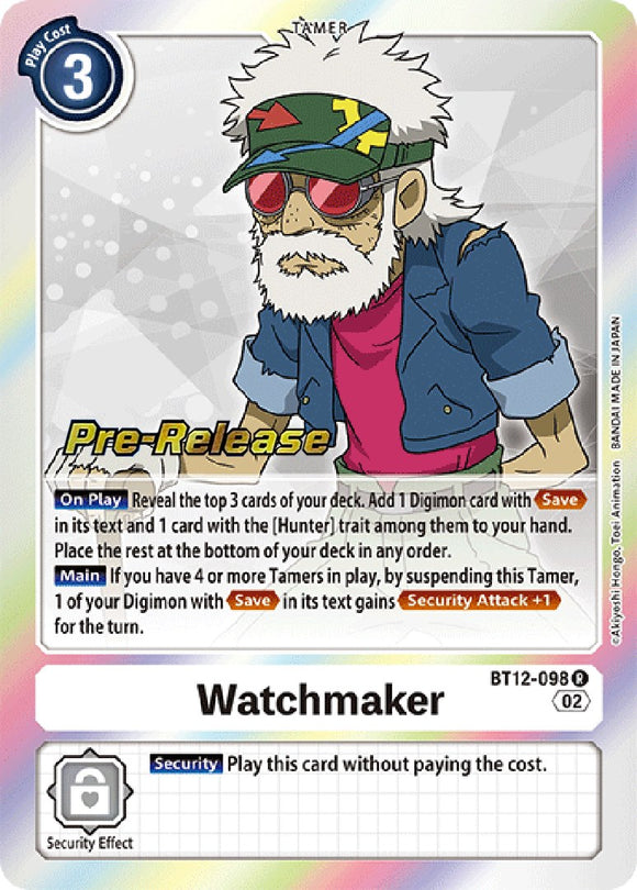Watchmaker [BT12-098 R] [Across Time Pre-Release Cards] Foil