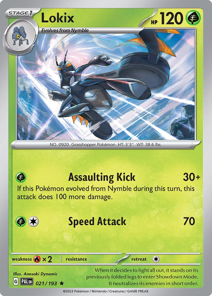 Lokix [021/193] [Paldea Evolved] Reverse Holofoil