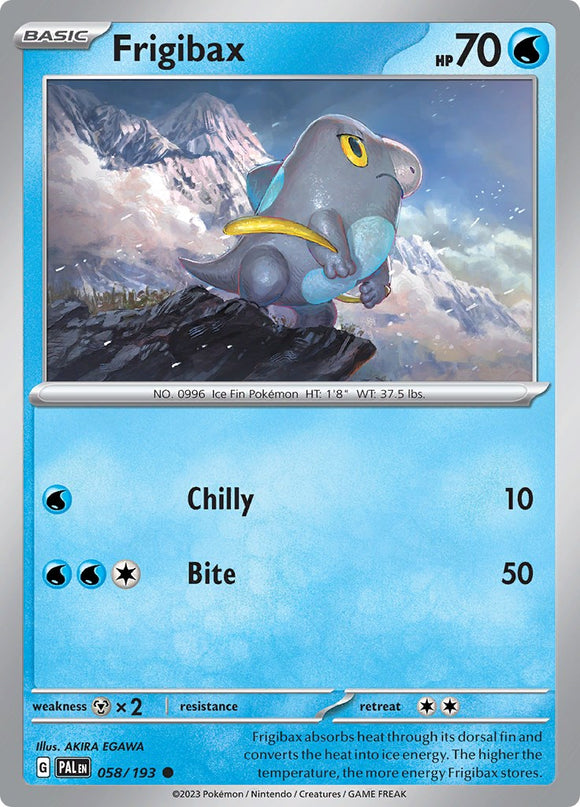 Frigibax - 058/193 [058/193] [Paldea Evolved] Reverse Holofoil