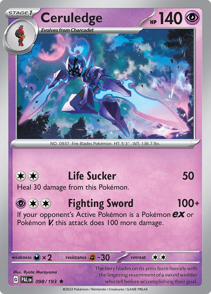 Ceruledge [098/193] [Paldea Evolved] Reverse Holofoil