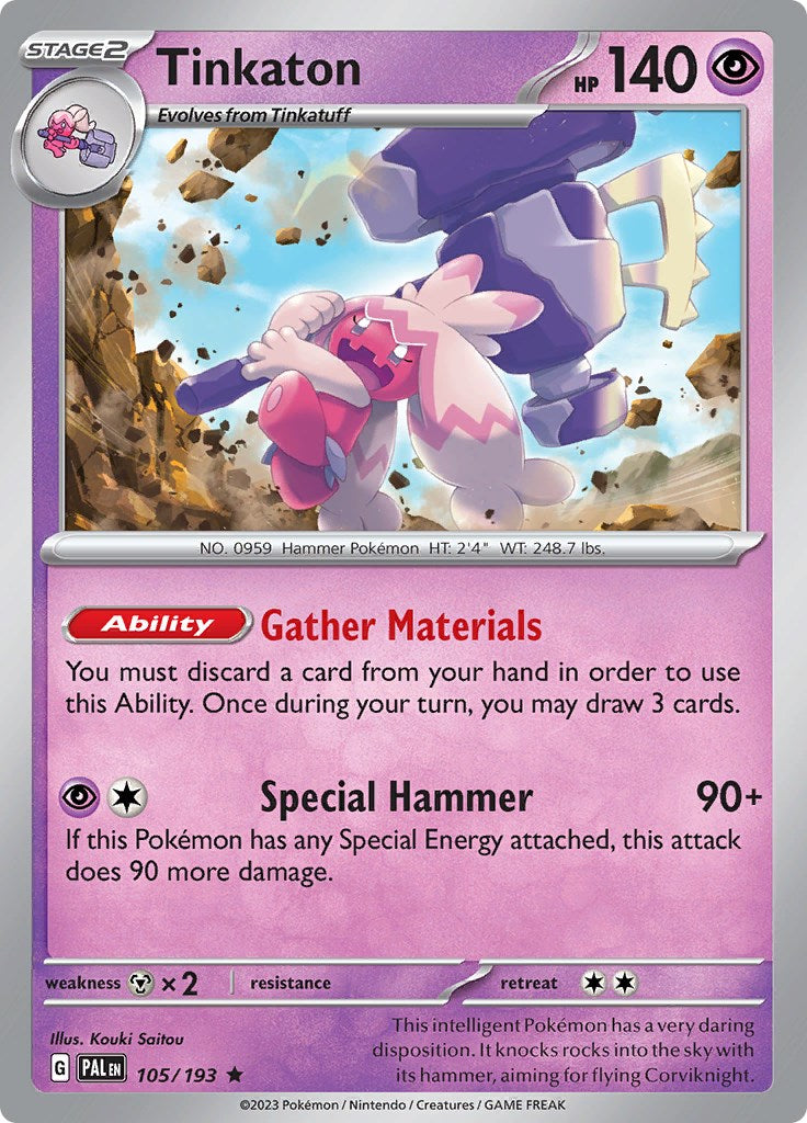 Tinkaton [105/193] [Paldea Evolved] Reverse Holofoil