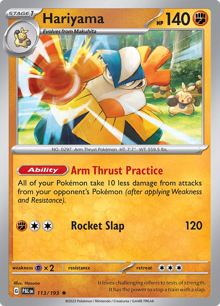 Hariyama [113/193] [Paldea Evolved] Reverse Holofoil