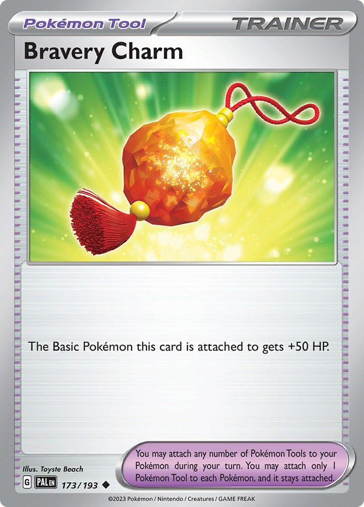 Bravery Charm [173/193] [Paldea Evolved] Reverse Holofoil