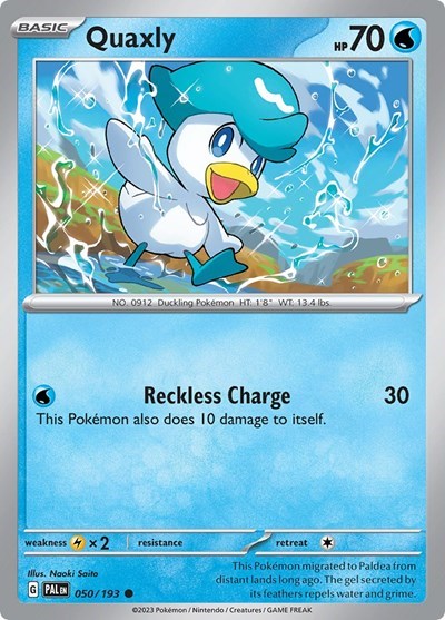 Quaxly - 050/193 (Summer 2023 Collector Chest) [050/193] [Miscellaneous Cards & Products] Holofoil