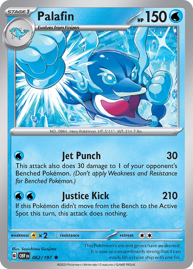 Palafin [062/197] [Obsidian Flames] Reverse Holofoil
