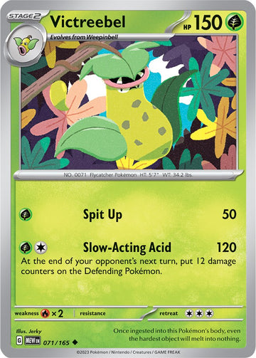 Victreebel (071/165) [Scarlet & Violet:  151] Reverse Holofoil