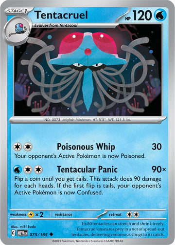 Tentacruel (073/165) [Scarlet & Violet:  151] Reverse Holofoil