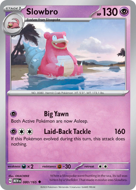 Slowbro (080/165) [Scarlet & Violet:  151]