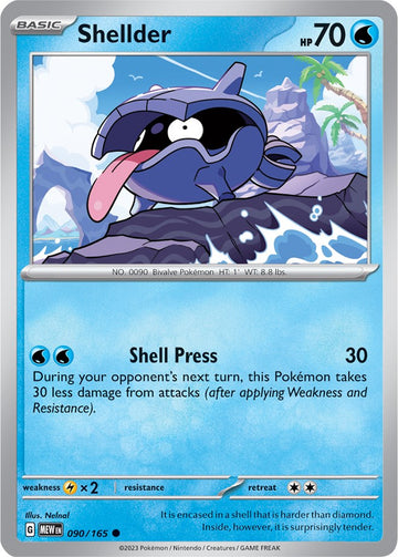 Shellder (090/165) [Scarlet & Violet:  151]