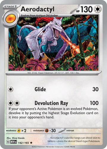Aerodactyl (142/165) [Scarlet & Violet:  151] Holofoil