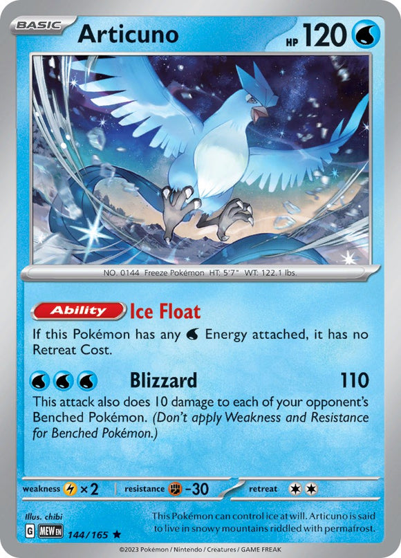 Articuno (144/165) [Scarlet & Violet:  151] Reverse Holofoil