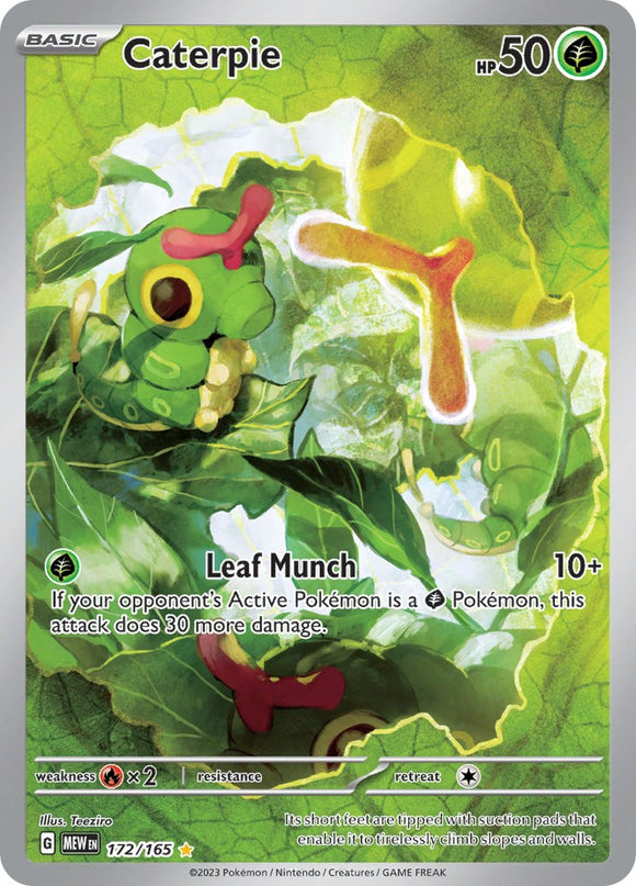Caterpie (172/165) [Scarlet & Violet:  151] Holofoil