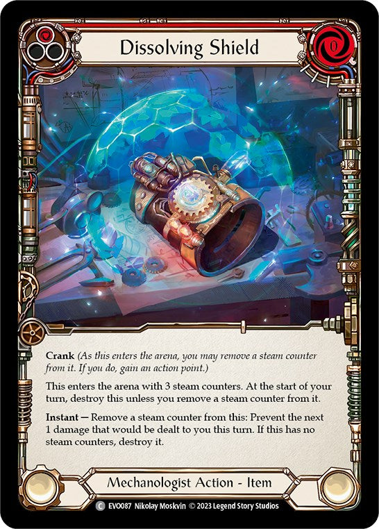 Dissolving Shield (Red) [EVO087] [Bright Lights] Rainbow Foil