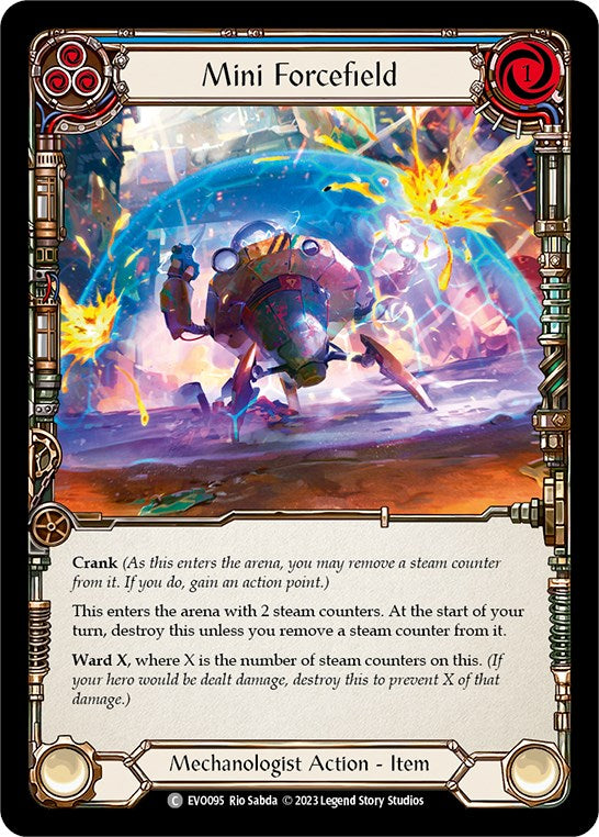 Mini Forcefield (Blue) [EVO095] [Bright Lights] Rainbow Foil