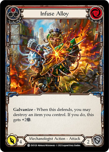 Infuse Alloy (Red) [EVO120] [Bright Lights] Rainbow Foil