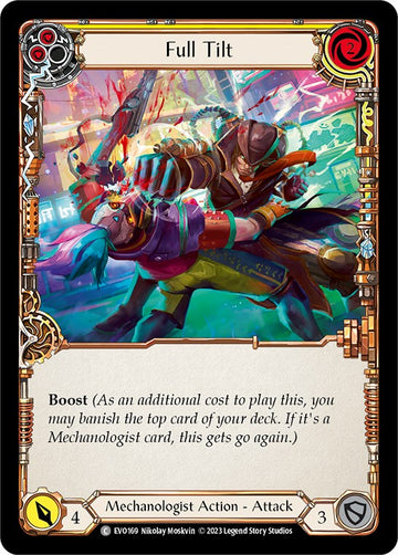 Full Tilt (Yellow) [EVO169] [Bright Lights] Rainbow Foil