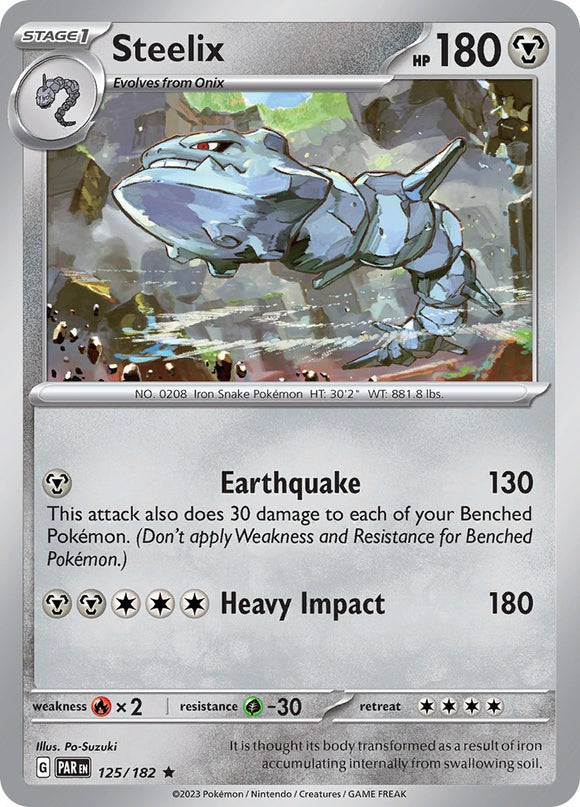 Steelix (125/182) - [Scarlet & Violet: Paradox Rift] Reverse Holofoil