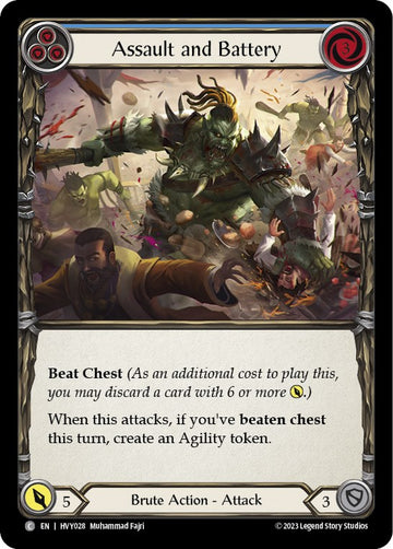 Assault and Battery (Blue) [HVY028] [Heavy Hitters]