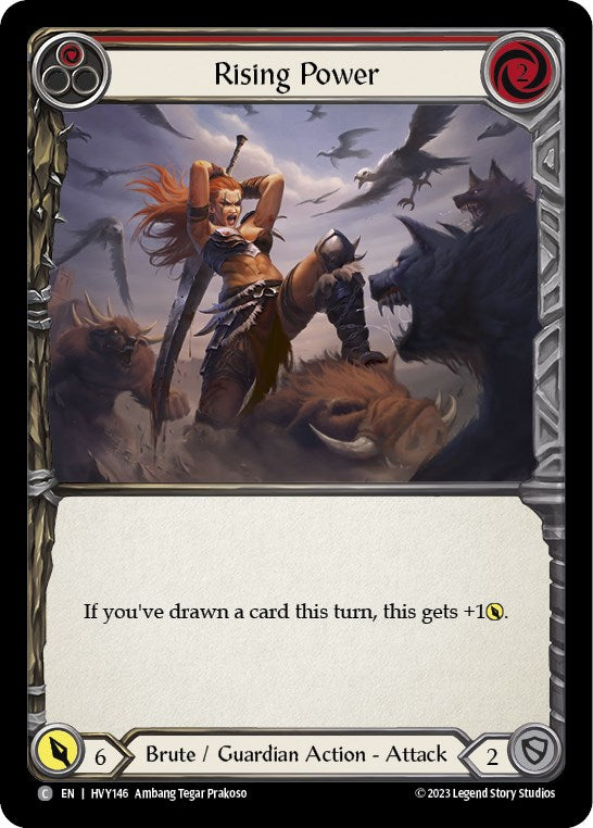Rising Power (Red) [HVY146] [Heavy Hitters] Rainbow Foil