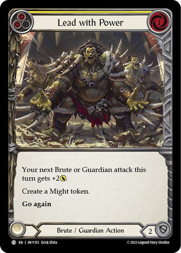 Lead with Power (Yellow) [HVY153] [Heavy Hitters]