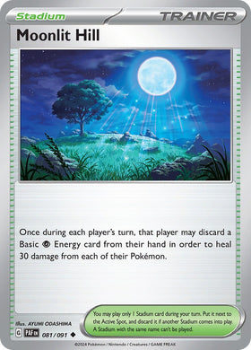 Moonlit Hill [081/091] [Paldean Fates] Reverse Holofoil