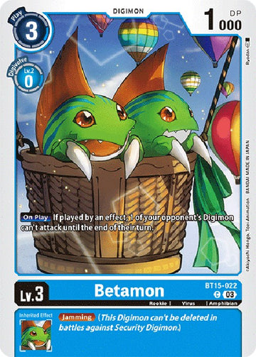 Betamon [BT15-022] [Exceed Apocalypse] Normal