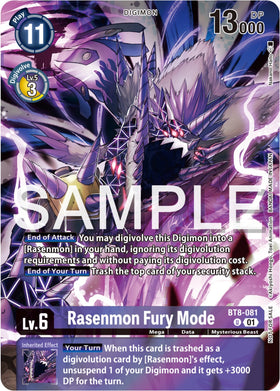 Rasenmon Fury Mode (Official Tournament Pack Vol.12) [BT8-081 U] [New Awakening] Foil