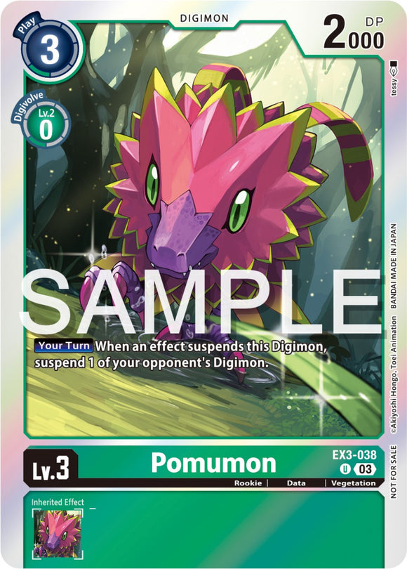 Pomumon (Official Tournament Pack Vol.12) [EX3-038 U] [Draconic Roar] Foil