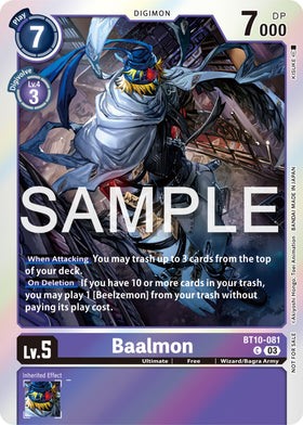 Baalmon (Winner Pack -Exceed Apocalypse-) [BT10-081 C] [Xros Encounter] Foil