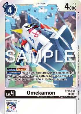 Omekamon (Event Pack 6) [BT13-093 U] [Versus Royal Knights] Foil