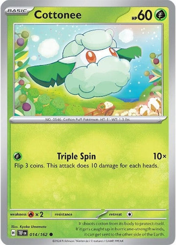 Cottonee [014/162] - (Temporal Forces) Reverse Holofoil
