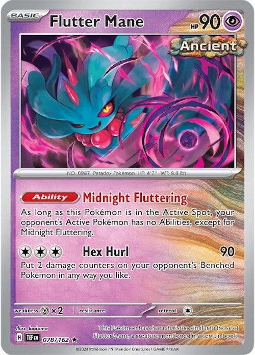 Flutter Mane [078/162] - (Temporal Forces) Reverse Holofoil