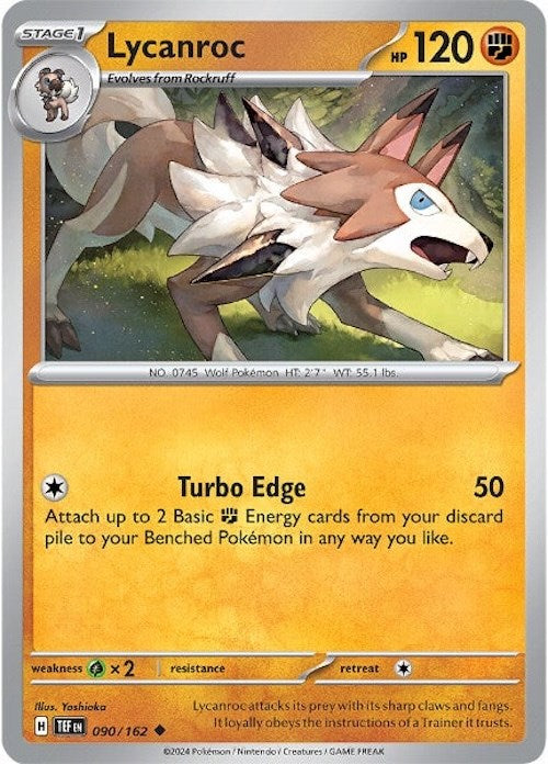 Lycanroc [90/162] - (Temporal Forces) Reverse Holofoil