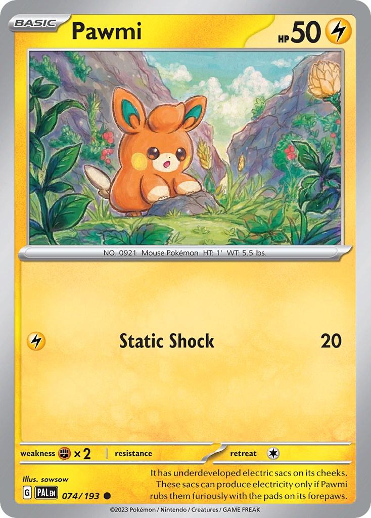Pawmi (Cosmo Foil) [074/193] [Miscellaneous Cards & Products] Holofoil