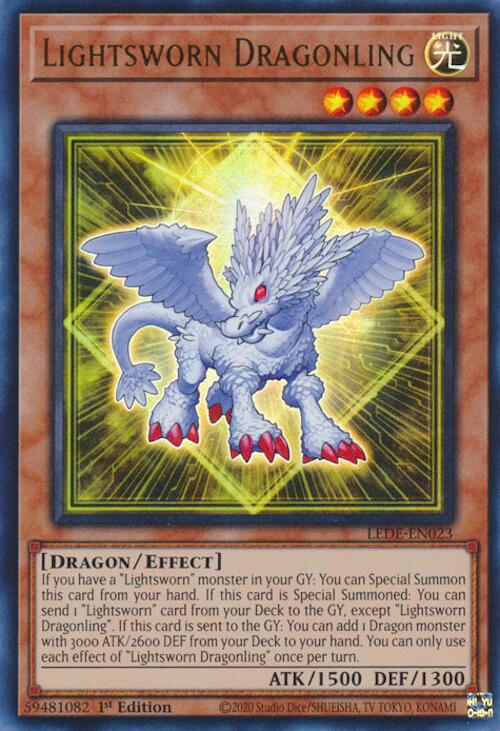 Lightsworn Dragonling [LEDE-EN023] - (Ultra Rare) 1st Edition