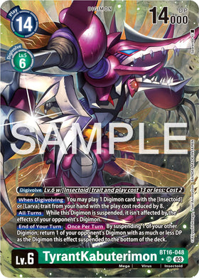 TyrantKabuterimon (Alternate Art) [BT16-048-SR] [Beginning Observer] Foil