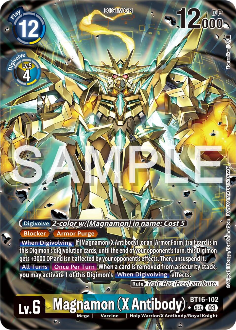 Magnamon (X Antibody) (Alternate Art) [BT16-102-SEC] [Beginning Observer] Foil