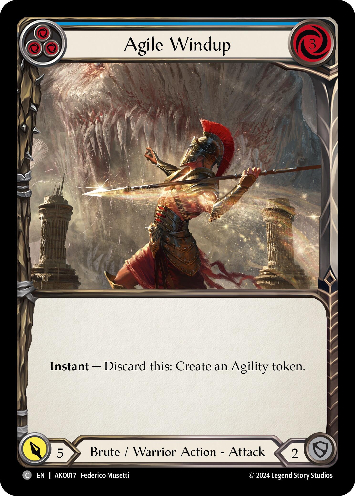 Agile Windup (Blue) [AKO017] [Armory Deck: Kayo]
