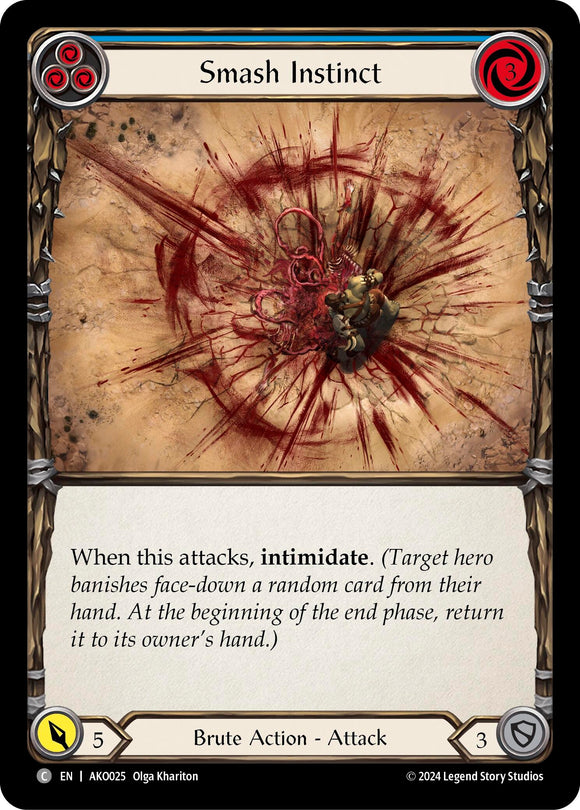 Smash Instinct (Blue) [AKO025] [Armory Deck: Kayo]