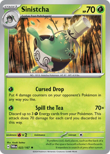 Sinistcha [022/167] - (Twilight Masquerade) Holofoil