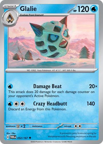 Glalie [052/167] - (Twilight Masquerade)