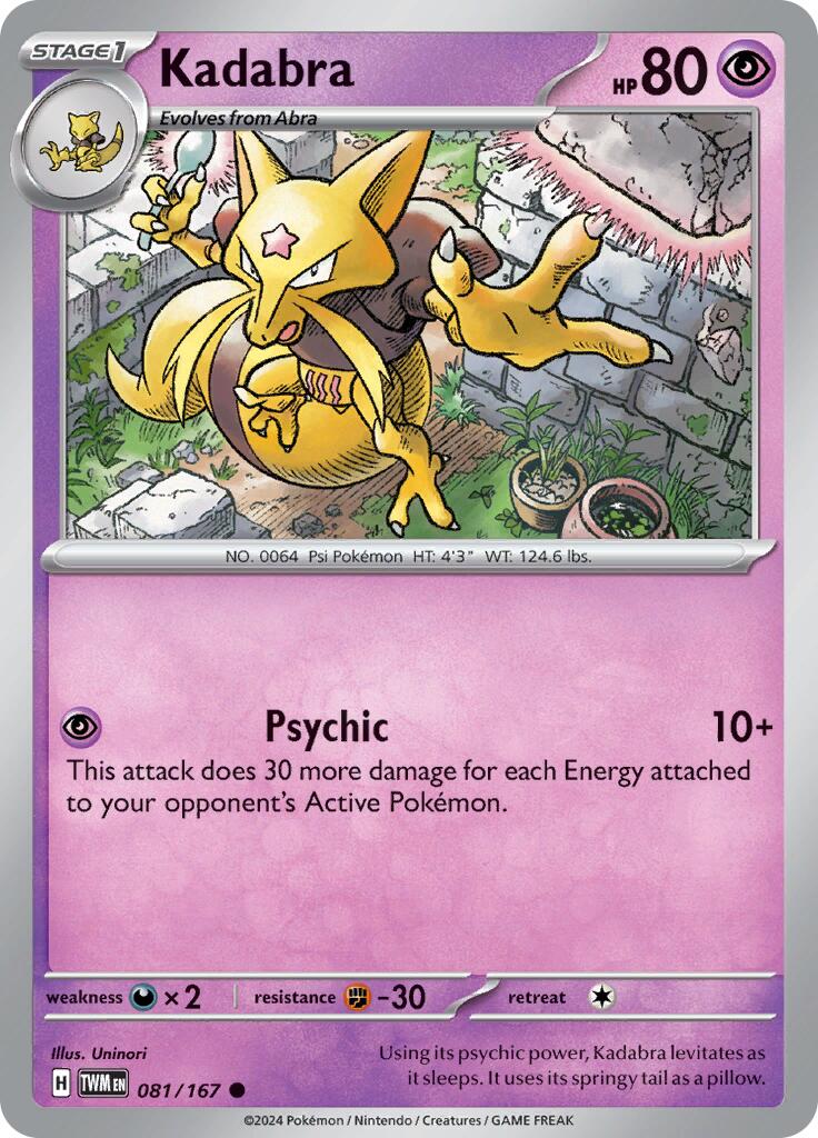 Kadabra [81/167] - (Twilight Masquerade)