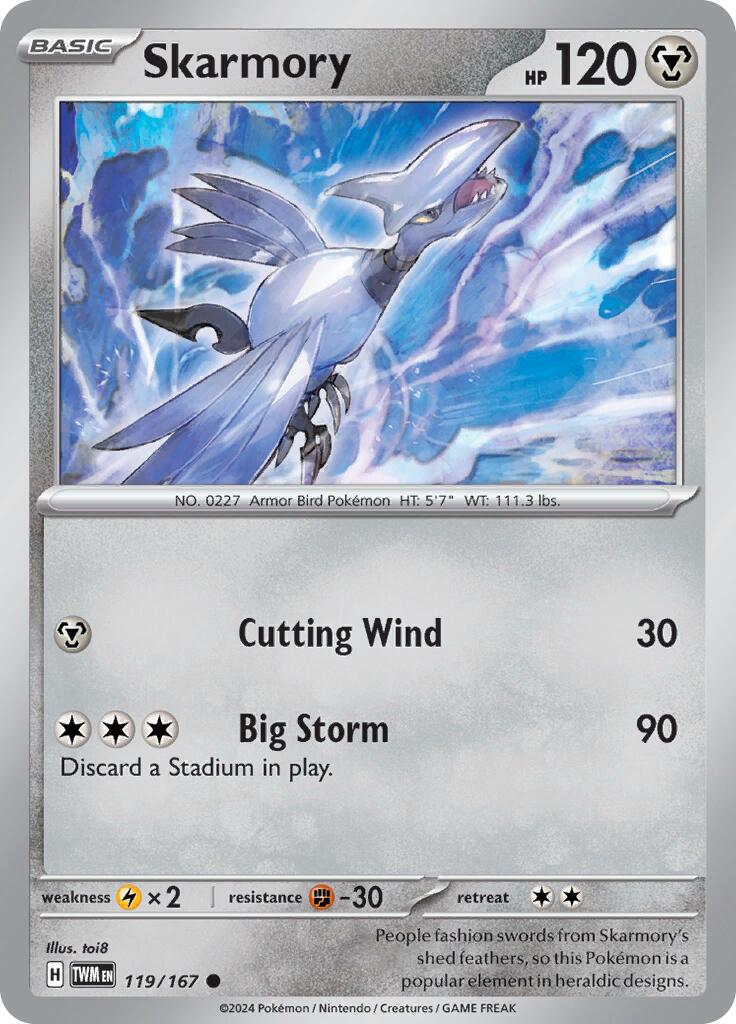 Skarmory [119/167] - (Twilight Masquerade)
