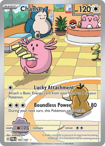Chansey [187/167] - (Twilight Masquerade) Holofoil