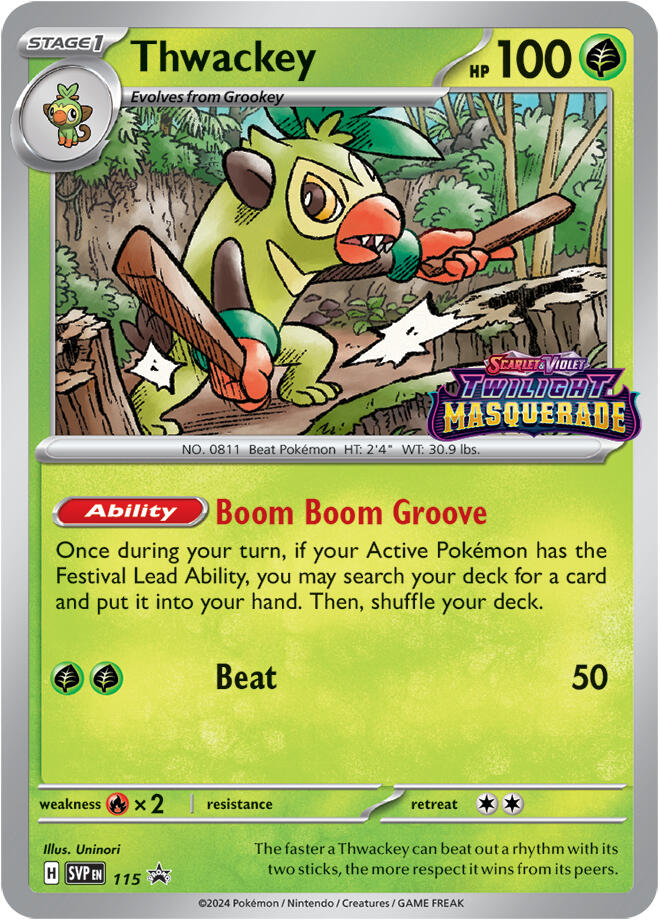 Thwackey - 115 [115] [Scarlet & Violet Promo Cards] Holofoil